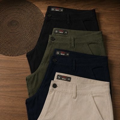 Calça Sarja Masculina Alfaiatari Slim Bolso Faca Tradicional
