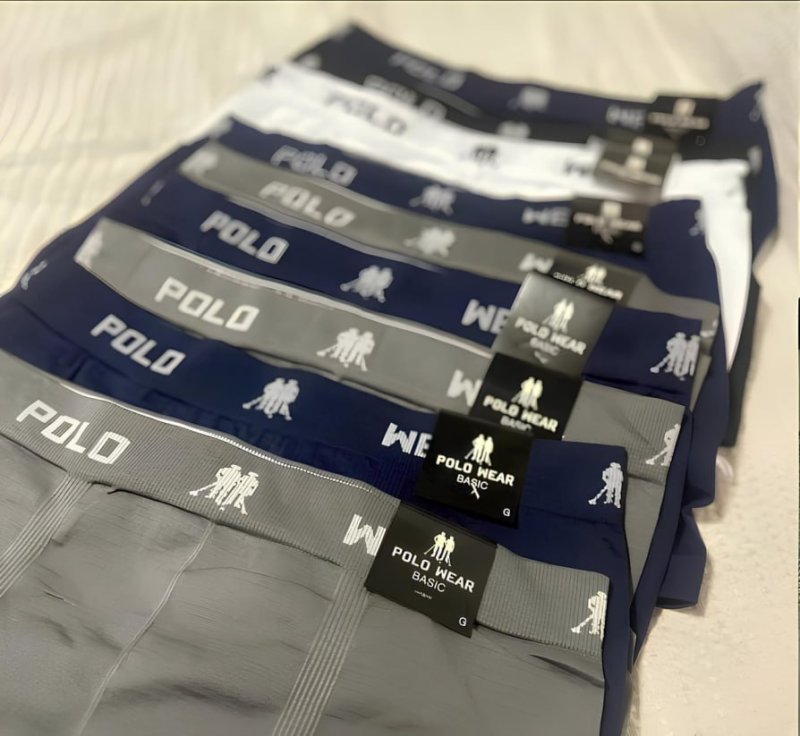 Kit 12 Cueca Polo Wear Microfibra