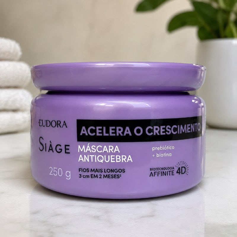 Eudora Siàge Máscara Capilar Acelera o Crescimento 250g