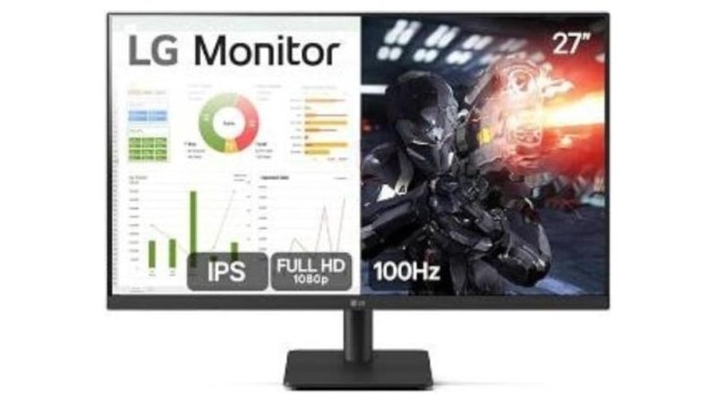 MONITOR GAMER 27” LG IPS 100HZ FULL HD 27MS500-B