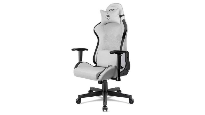 Cadeira Gamer Mancer Harpy Sl, Branco e Preto, MCR-HRPSL-WTBK