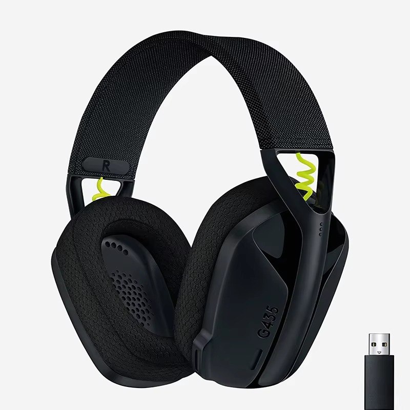 Headset Gamer Logitech G435 LIGHTSPEED NOVO ORIGINAL com Som Surround 7.1, Compatível com Jogos e Música