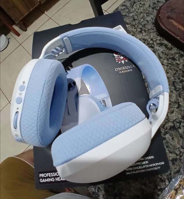 Headset Gamer Sem Fio Onikuma B2 Conexão USB e Bluetooth Cor Preto + Frete Grátis