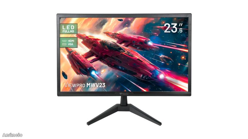 Monitor Viewpro 23,6" Led com HDMI Mwv23 Preto