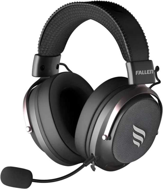 HEADSET GAMER FALLEN MORCEGO PRO WIRELESS 2.4GHZ PRETO
