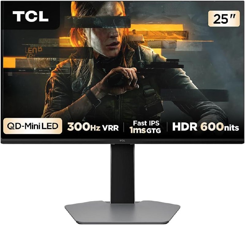 Monitor Gamer TCL 25” QD-Mini LED 300Hz