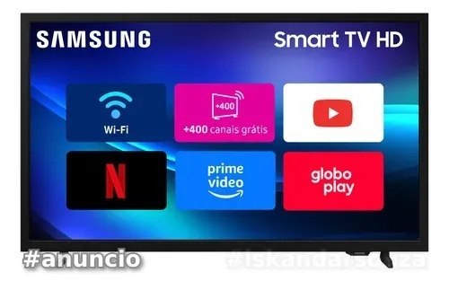 Smart TV H5000F HD 32 Polegadas 2025 Preto Samsung Bivolt