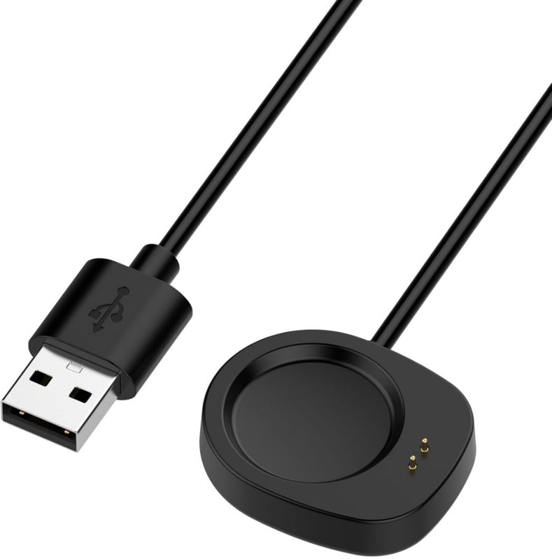 Cabo Carregador Compatível para Amazfit Active Max, Active 3 Premium, T-Rex 3 Pro, T Rex Ultra 2