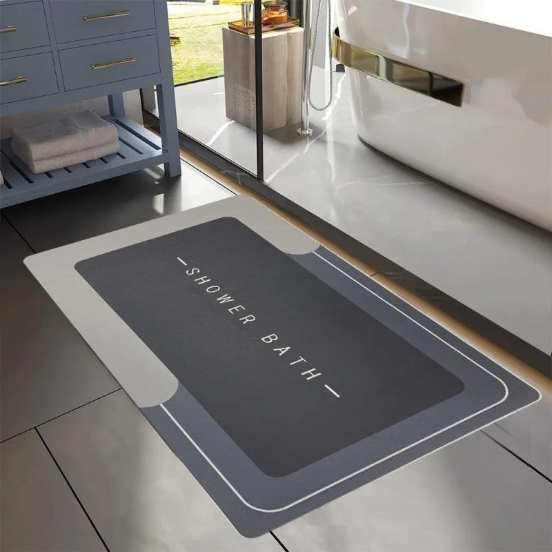 Kit com 2 Tapetes de Banheiro Mágico Ultra Absorção