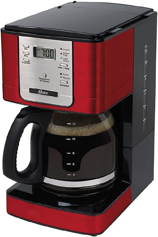 Cafeteira Oster Flavor Programável Vermelha 220V