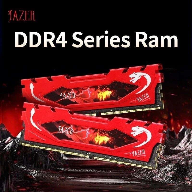 Memória RAM JAZER DDR4 8GB 3200MHz Desktop