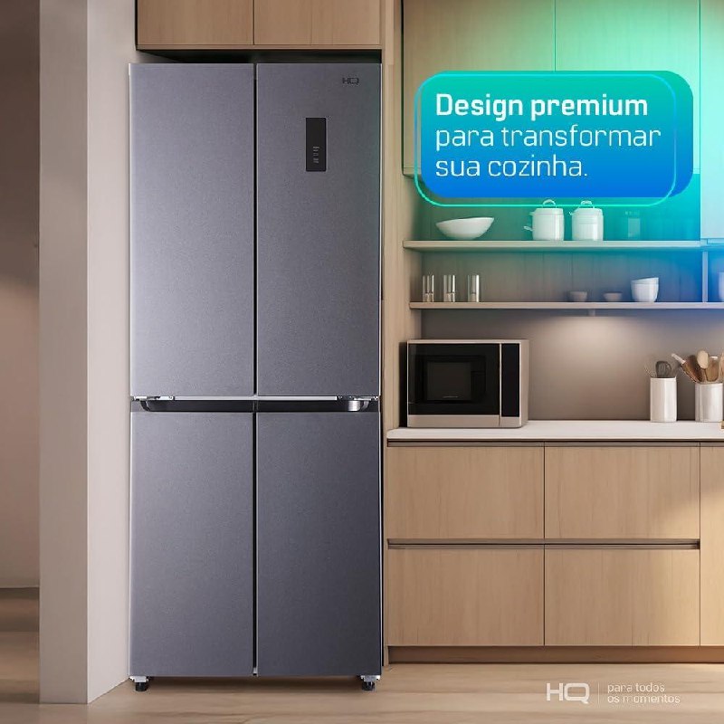 Geladeira HQ Frost Free Multidoor 426L 127V