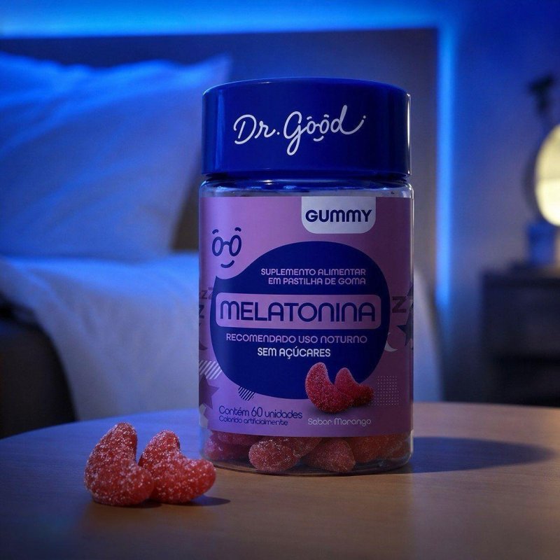 Melatonina 60 Gomas Mastigável Fini Dr Good