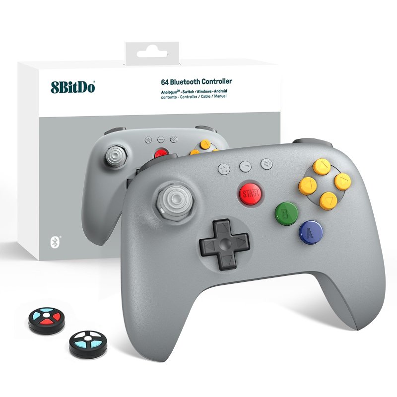 Controle 8BitDo Nintendo 64 Analogue 3D
