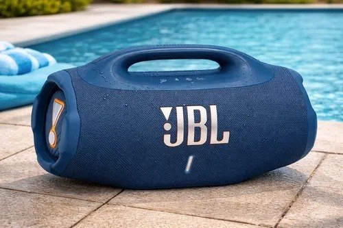Caixa de Som JBL Boombox 4 Bluetooth 210W Azul Bivolt