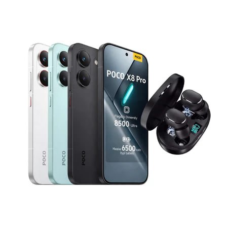 Poco X8 Pro 256GB - Processador Snapdragon - Tela 120Hz