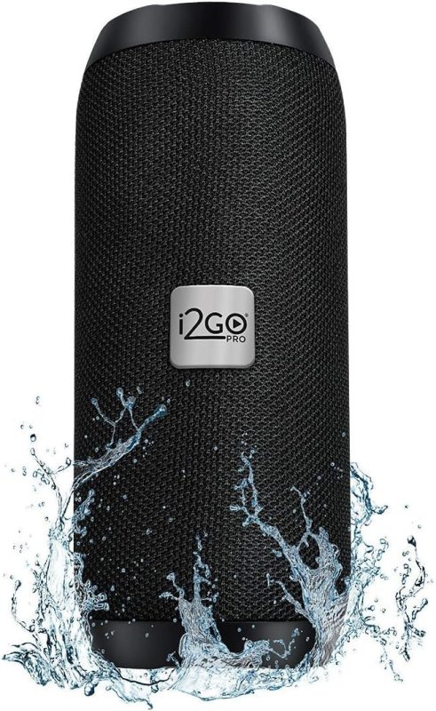 I2GO Caixa De Som Bluetooth Essential Sound Go 10W RMS - Resistente à Água - Preto