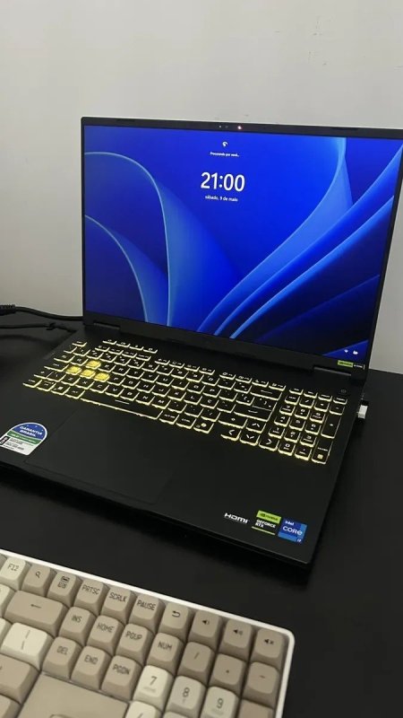 Notebook ASUS TUF Gaming F16 FX608JHR NVIDIA RTX 5050 Intel Core i7 14650HX