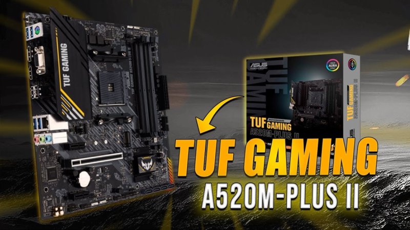 Placa-Mãe Asus Tuf Gaming A520M-Plus II, AMD AM4