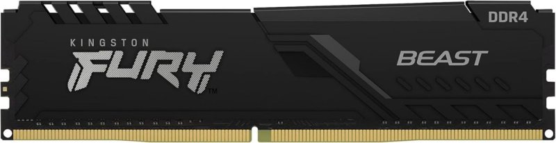 Memória de 8GB DIMM DDR4 2666Mhz FURY Beast 1,2V 1Rx8