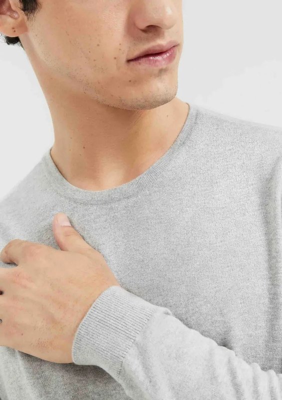 Blusão Masculino Básico Em Tricô De Algodão Hering