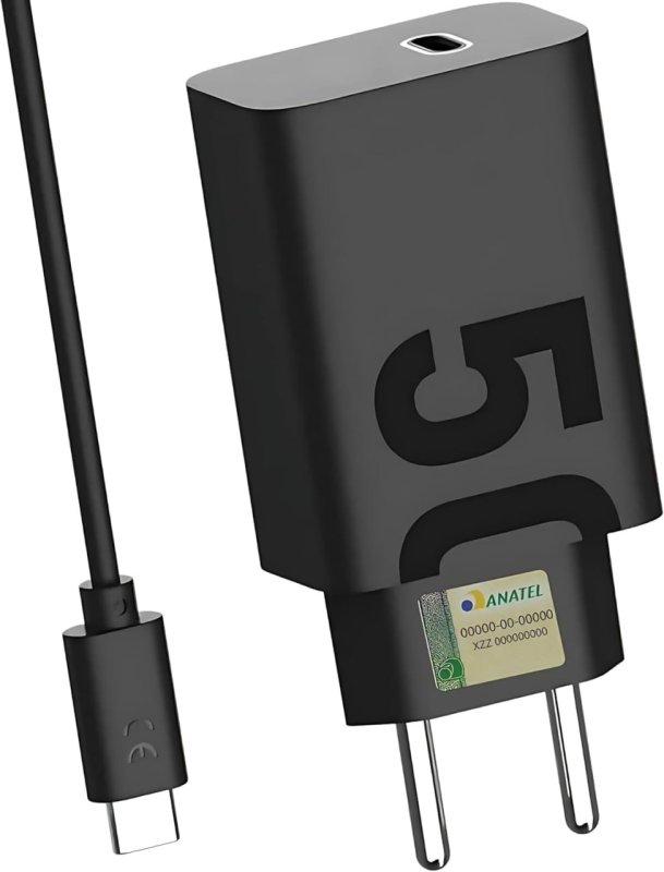 Carregador Turbo 50W USB-C – Potência Ultra Rápida com Cabo Tipo-C