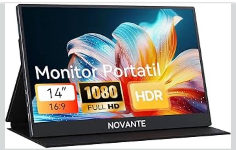 Monitor Portátil 14 Polegadas 1080P Full HD