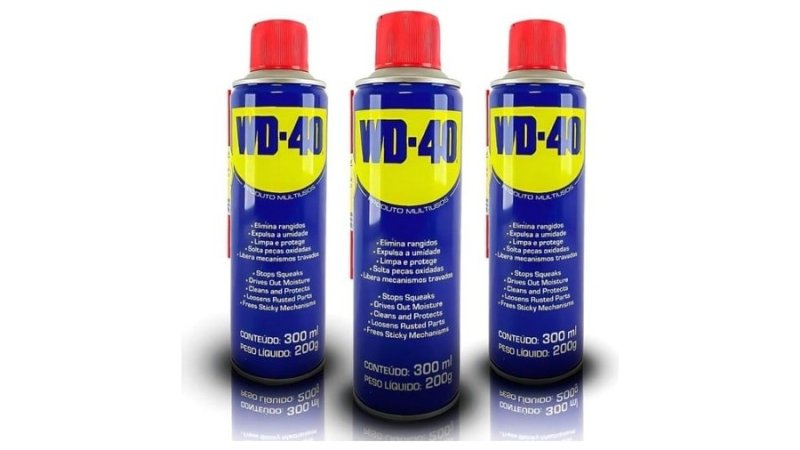 WD-40 Desengripante Lubrificante Spray 300ml - Kit 3 Unidades