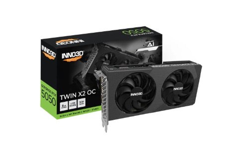 Placa de Vídeo INNO3D RTX 5050 TWIN X2 8GB GDDR6