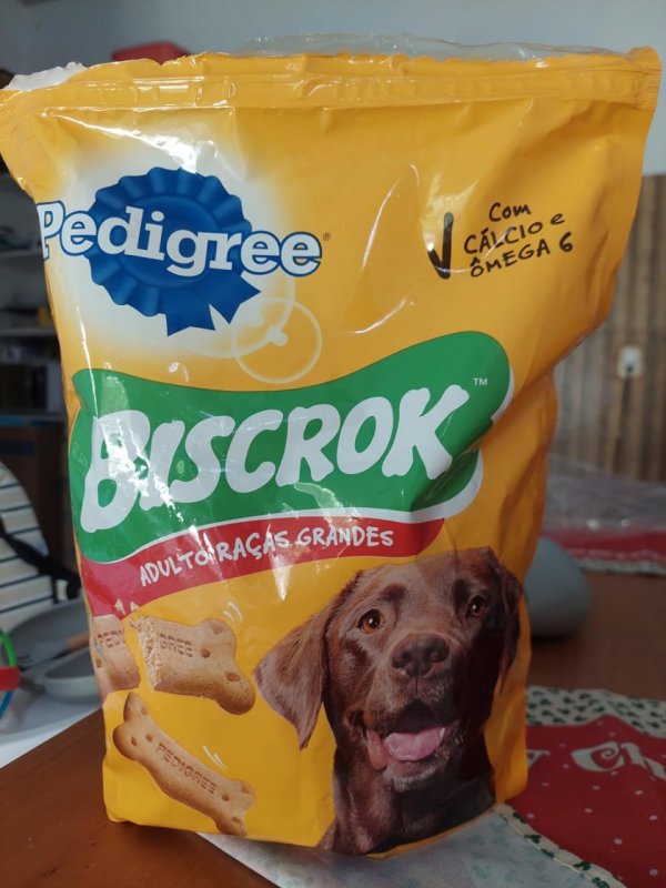 Biscoito Pedigree Biscrok Para Cães Adultos Raças Grandes, 1 kg