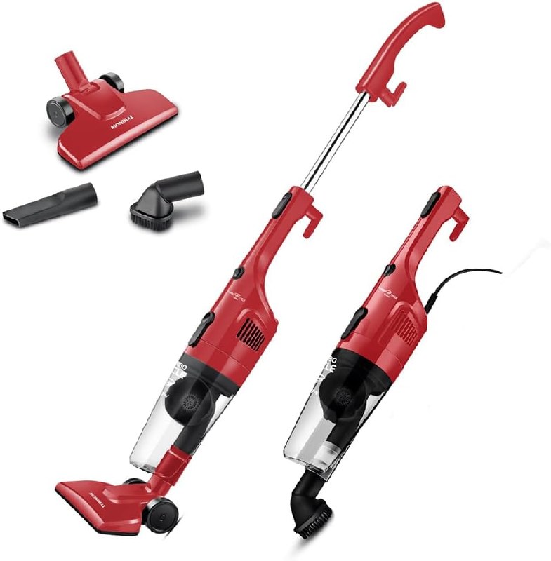 MONDIAL Aspirador de Pó Turbo Cycle 1100W - Vermelho/Preto