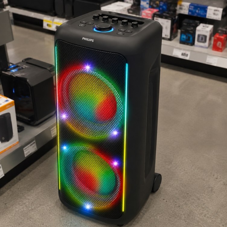 Caixa De Som Bluetooth Tax5000/78, 1800w, Philips, Preto, Party Speaker