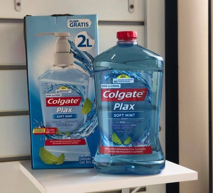 Enxaguante Bucal Colgate Plax Soft Mint 2l