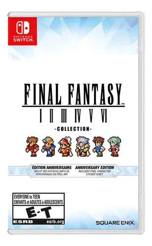 Final Fantasy I VI Pixel Remaster 35th Anniversary