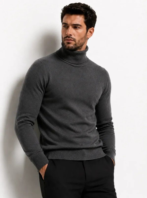 Cacharrel Casaco Blusa Tricot Lã Masculina Mp818