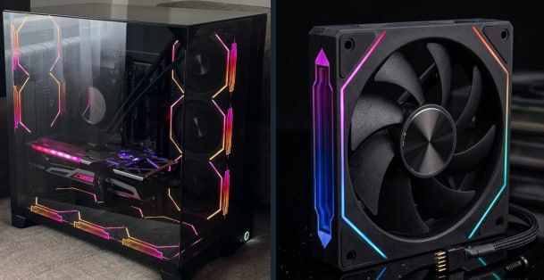 Kit 4x Fans PRISM 4RS PRETA
