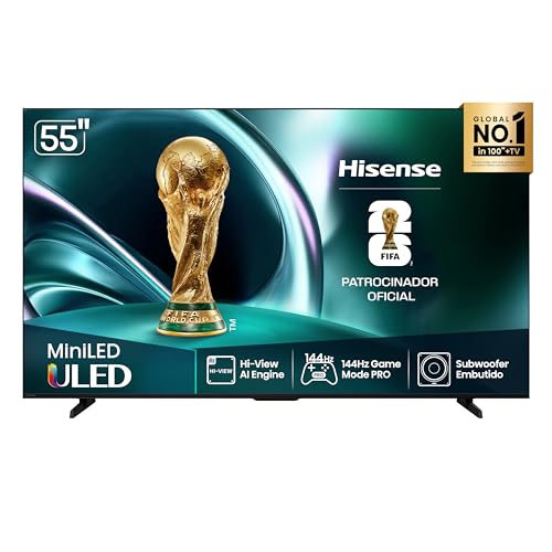 Smart TV Hisense 55" 4K Mini LED 144Hz