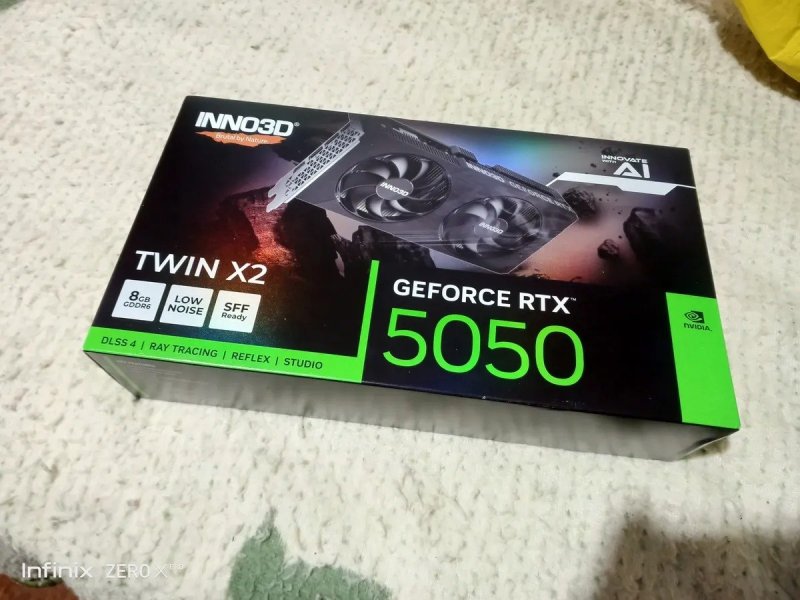 GPU GeForce RTX 5050 Twin X2 8GB GDDR6 Inno3D + Frete Grátis