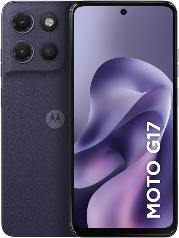 Motorola Moto G17 4G - 256GB 12GB RAM - Câmera 50MP Sony - Roxo