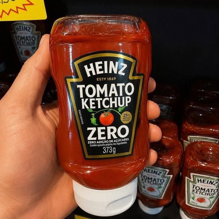 Heinz Ketchup Zero Açúcar 530g + Frete Grátis