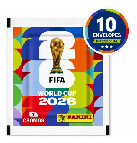 Kit 70 Figurinhas Copa Do Mundo 2026 10 Envelopes Da Panini