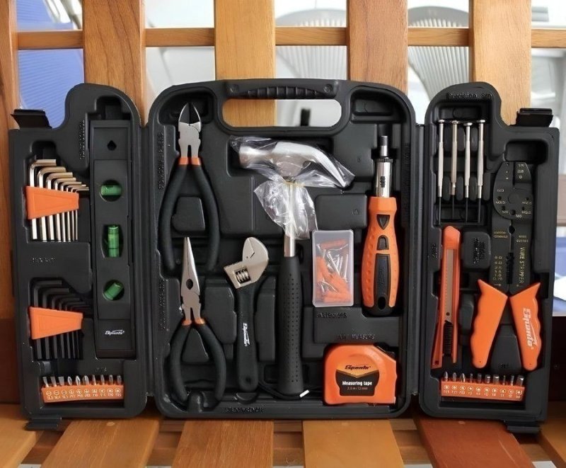 Sparta Kit de Ferramentas com Maleta 129 peças