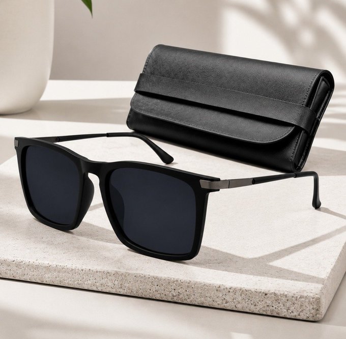 Óculos de Sol UV400 Unissex + Case + Frete Grátis