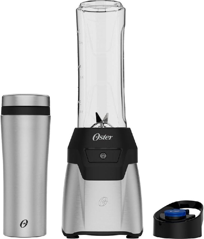 Blender Oster Power Inox com 2 Jarras To Go 220V