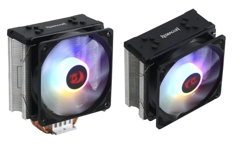 Air Cooler Redragon Sif Rainbow Preto Cc-1052