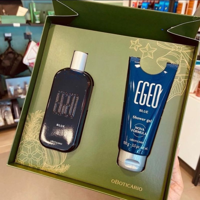 Kit Egeo Blue Deo Colônia 90ml + Shower Gel 100g