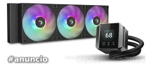 Watercooler Deepcool Mystique 360mm Lx750 Argb Display Lcd