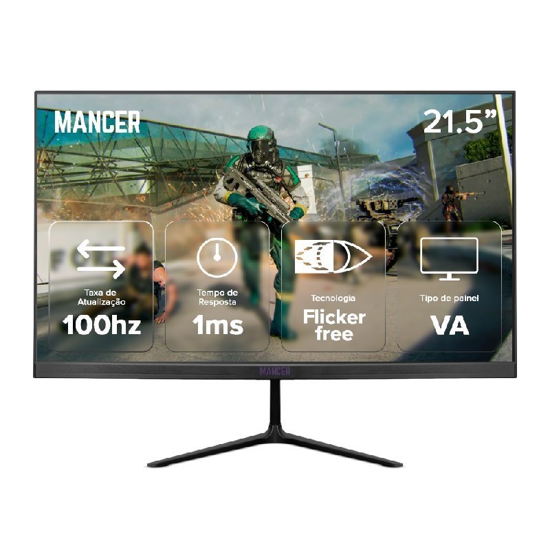 Monitor Gamer Mancer Horizon Z3B, 21.5 Pol, VA, FHD, 1ms, 100Hz