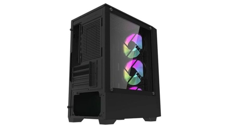 Gabinete Gamer Aigo Darkflash C195m Mesh, Mini-Tower, Lateral de Vidro, Com 3 Fans