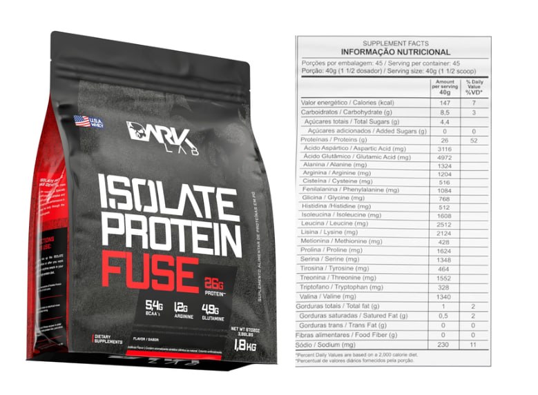 Dark Lab 100% Whey 1.8Kg Cappuccino